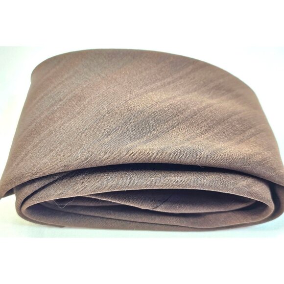 Vintage Ketch Brown Polyester Mens Tie Made In Dominican Republic - Picture 3 of 5